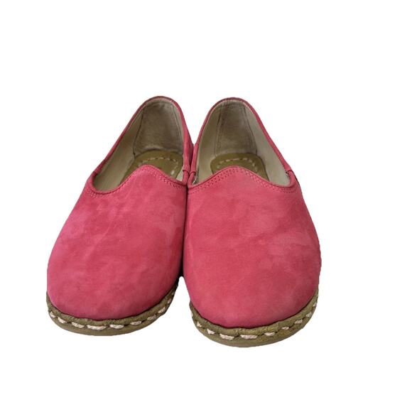 Rare Sabah Hot Pink Suede Loafers Size 40 (US 8.5/9) Excellent Condition Worn 2X - Picture 4 of 7